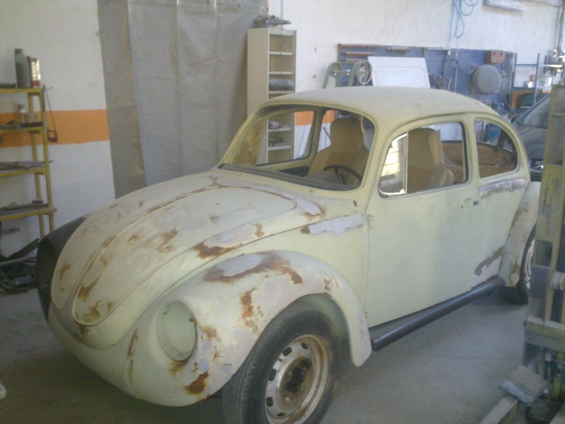 vue 3/4 av avant peinture